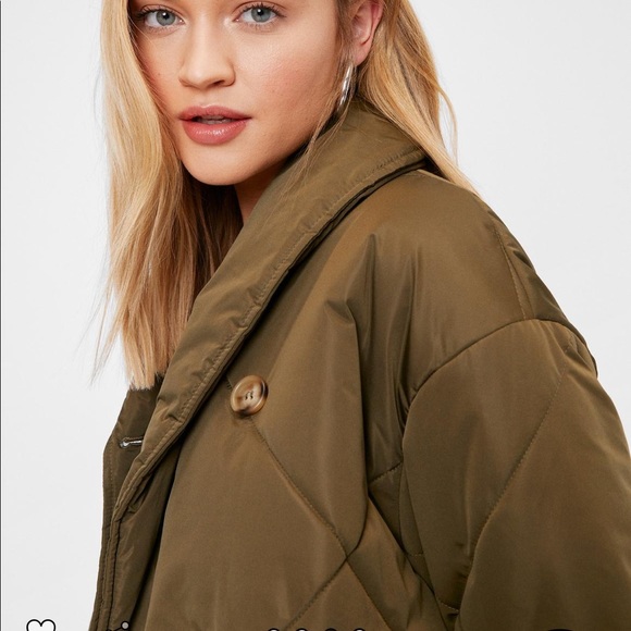 Size L Quilted buttoned coat - Picture 5 of 8